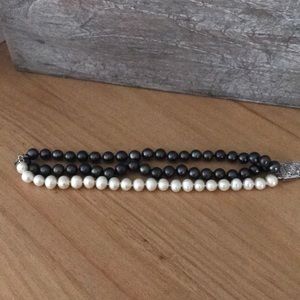 Triple Strand Real Pearls